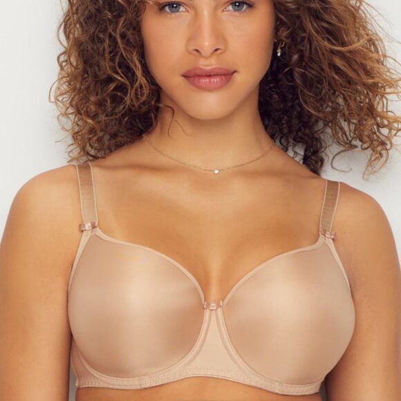 Fantasie Smoothing T-Shirt Bra FL4510 Nude Size US 36 J NWT - Picture 1 of 8